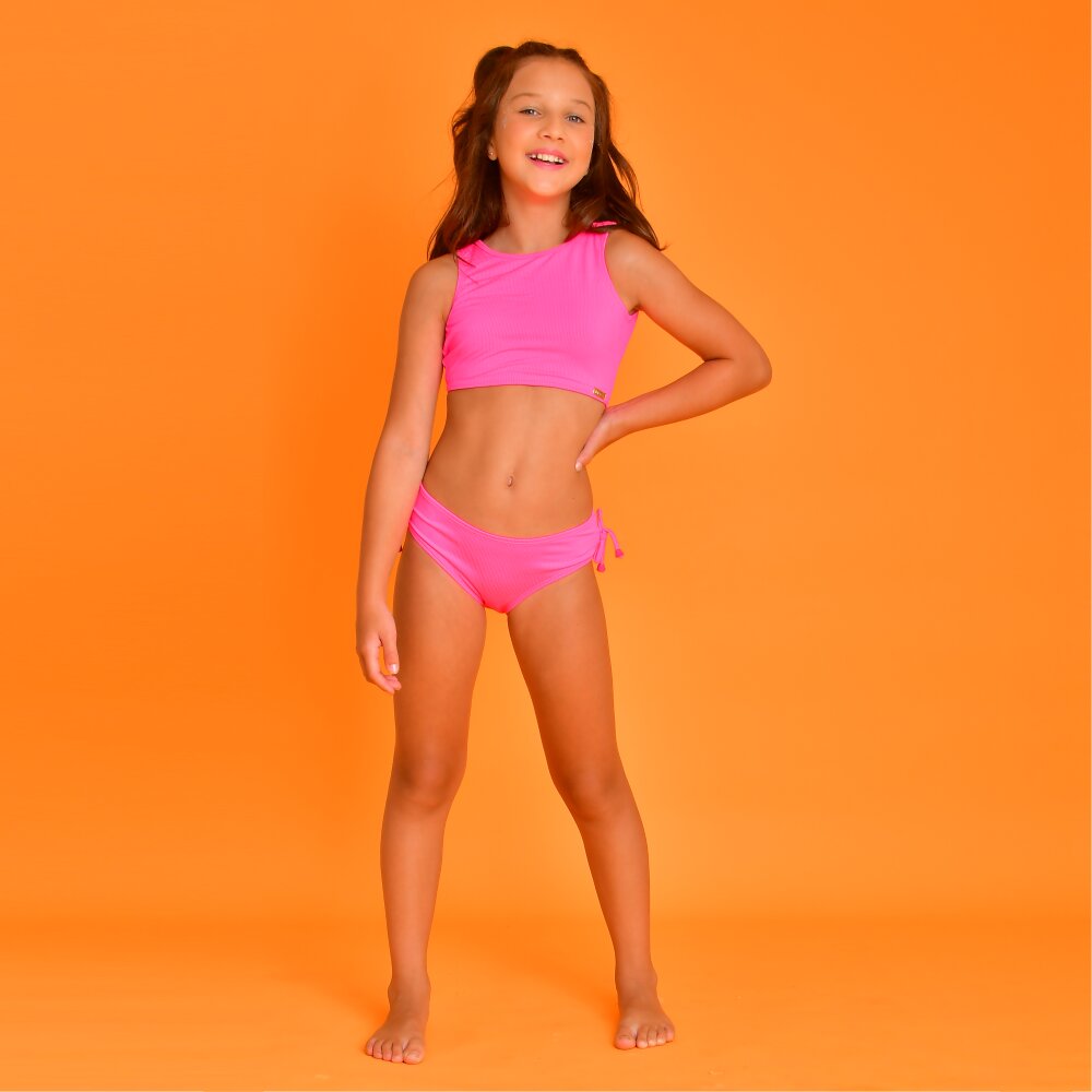 Biquíni Grace Pink Canelado - Imagem 3