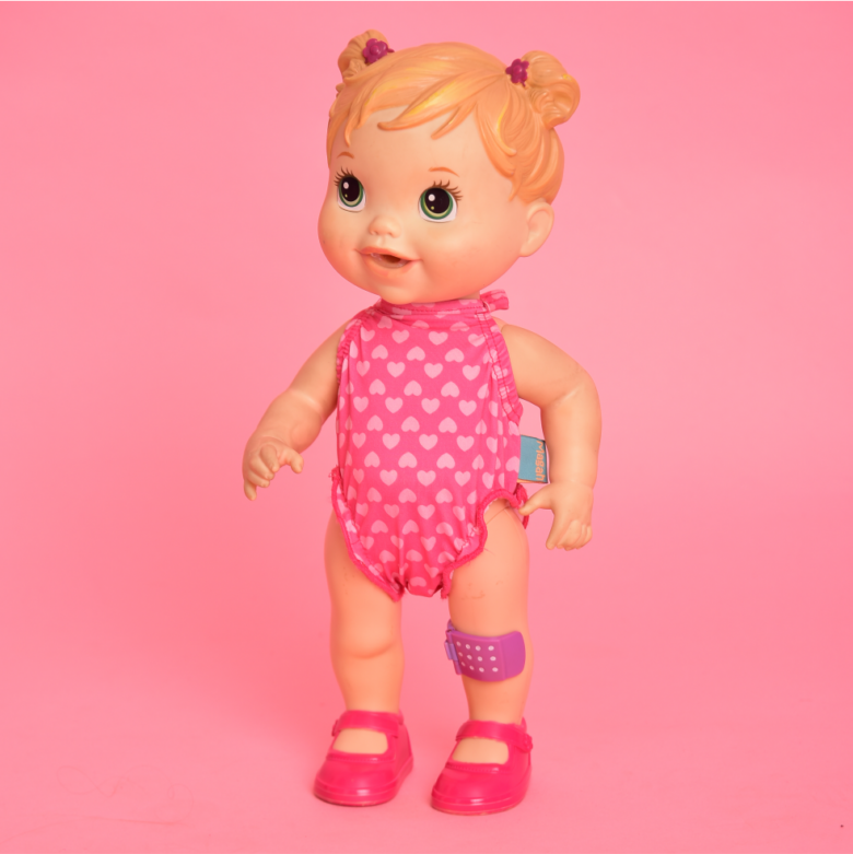 Acessório Magah Infantil Maiô Baby Alive Coraçãozinho