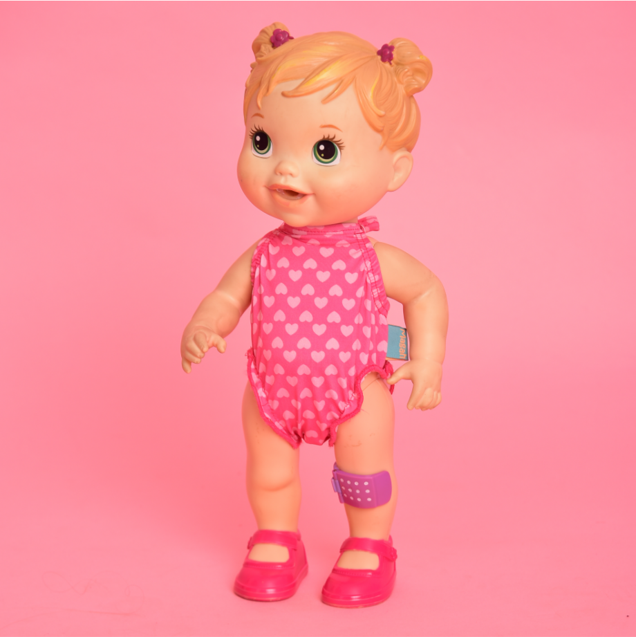 Acessório Magah Infantil Maiô Baby Alive Coraçãozinho