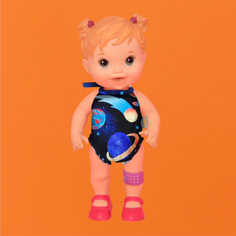 Acessório Magah Infantil Maiô Baby Alive Space