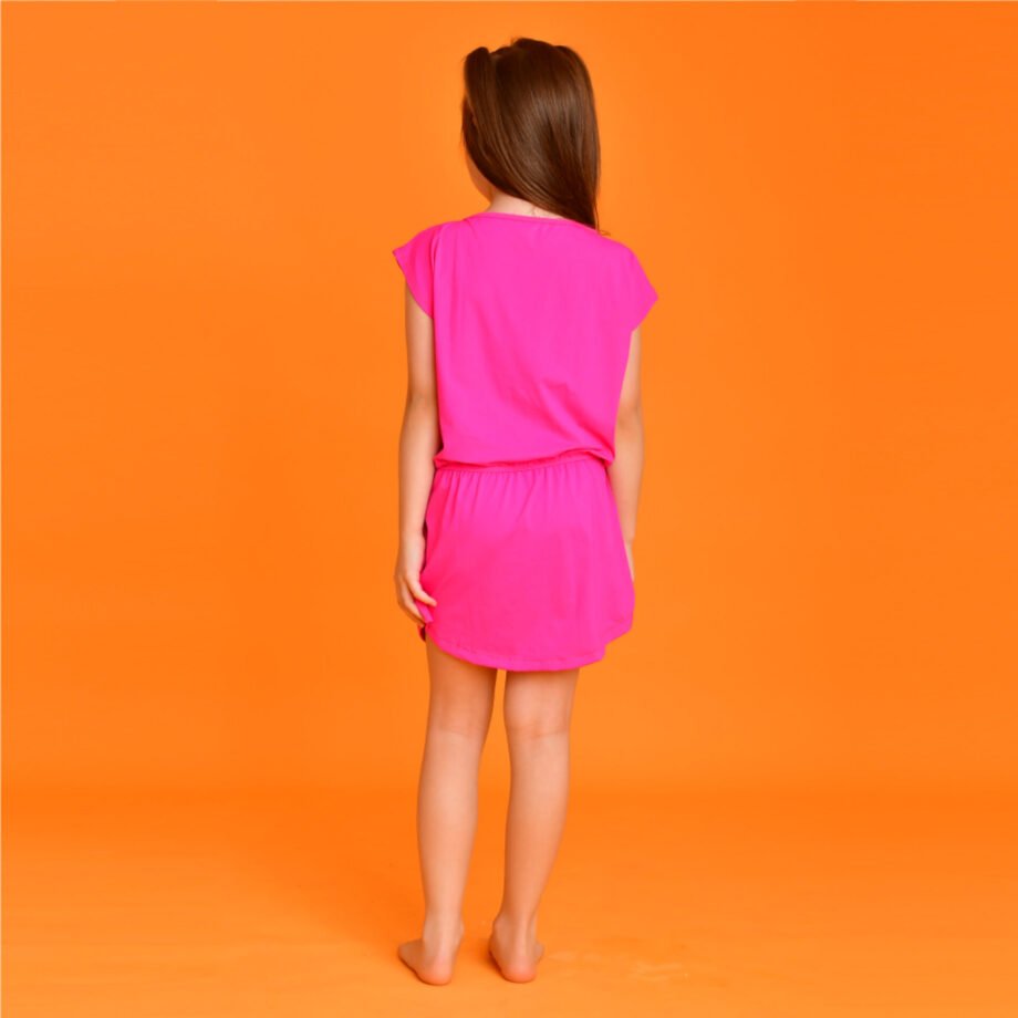 Saída Magah Infantil Vestido Daniela Pink - Imagem 3