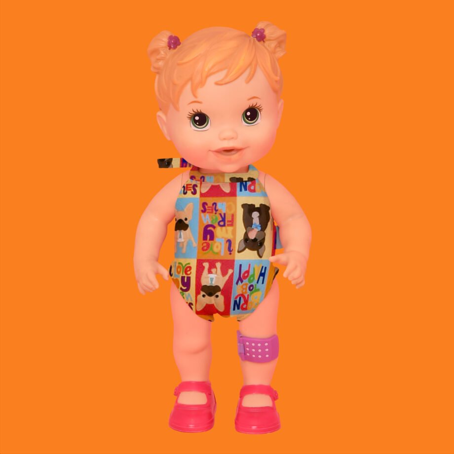Acessório Magah Infantil Maiô Boneca Bulldog