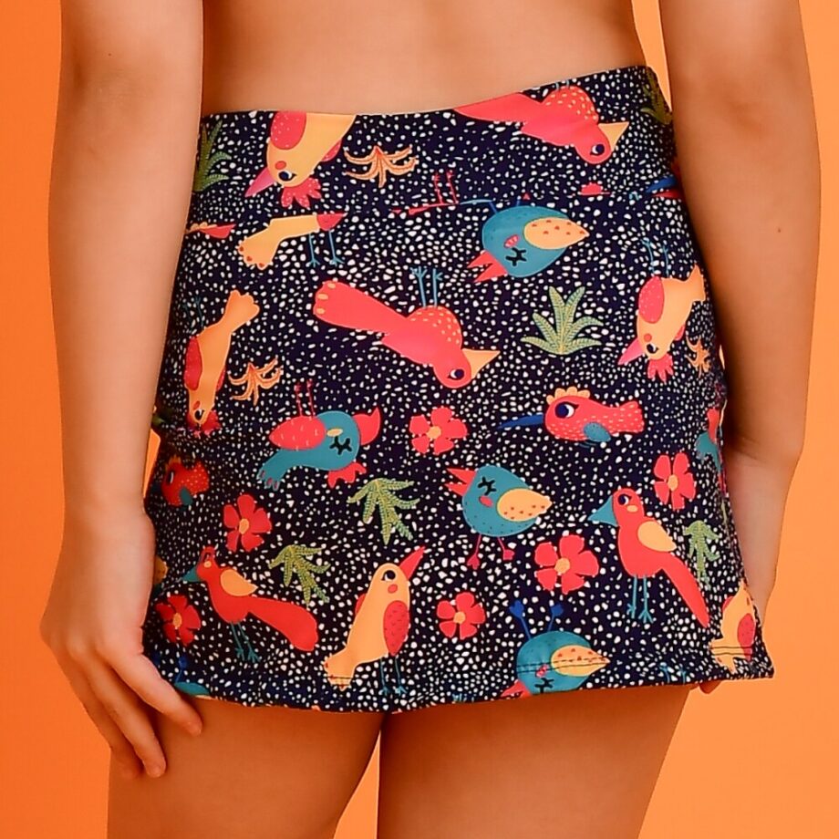 Short Saia Polli Birds - Imagem 3