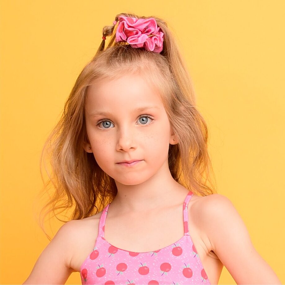 Acessório Magah Infantil Scrunchie Maçã