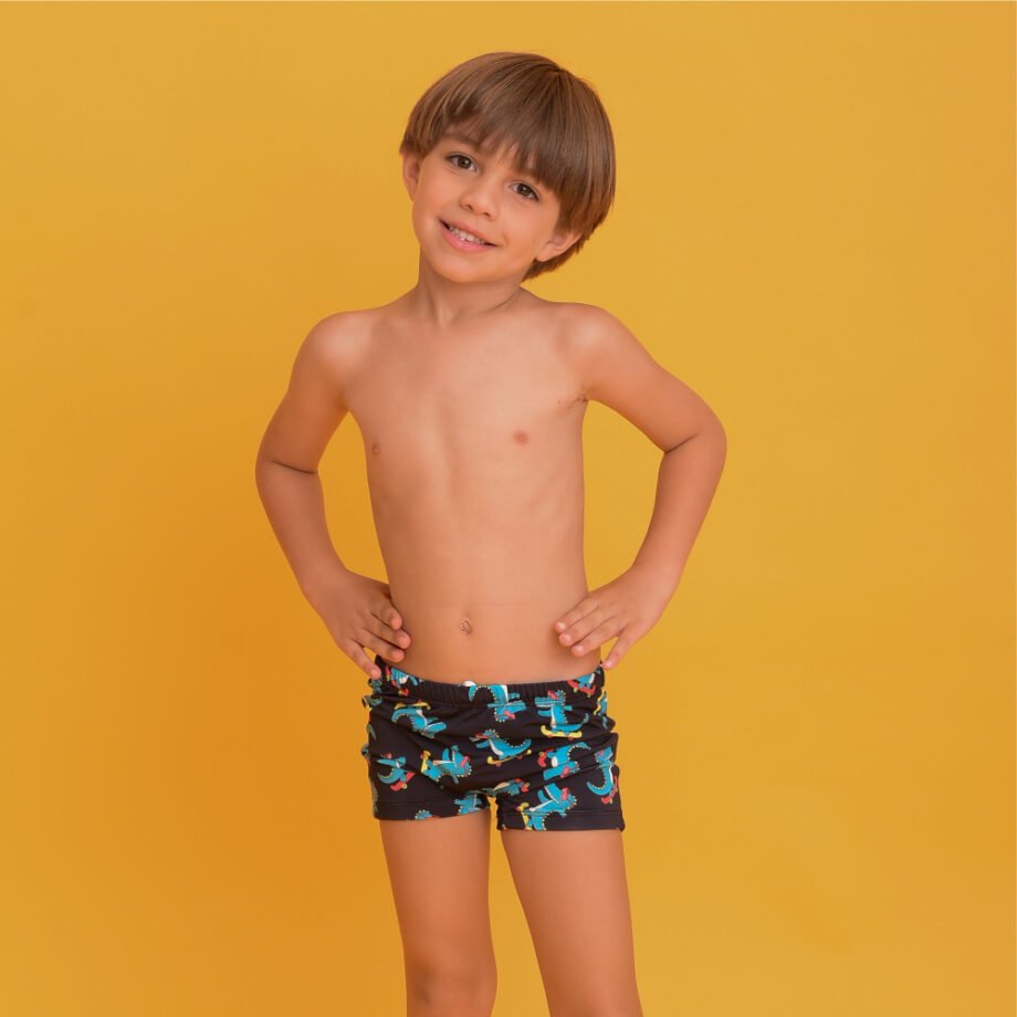 Sunga Magah Infantil Diogo Boxer Jacaré