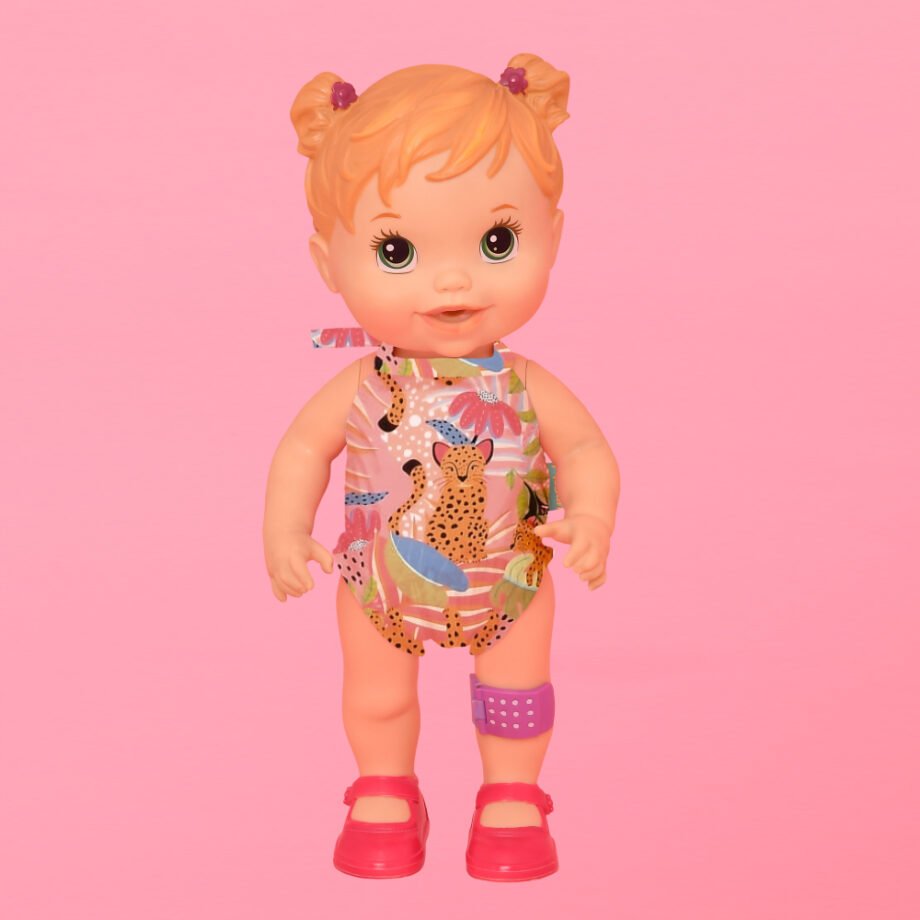 Acessório Magah Infantil Maiô Boneca Onça