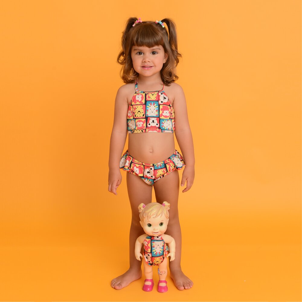 Biquíni Magah Infantil Lina Bichinhos