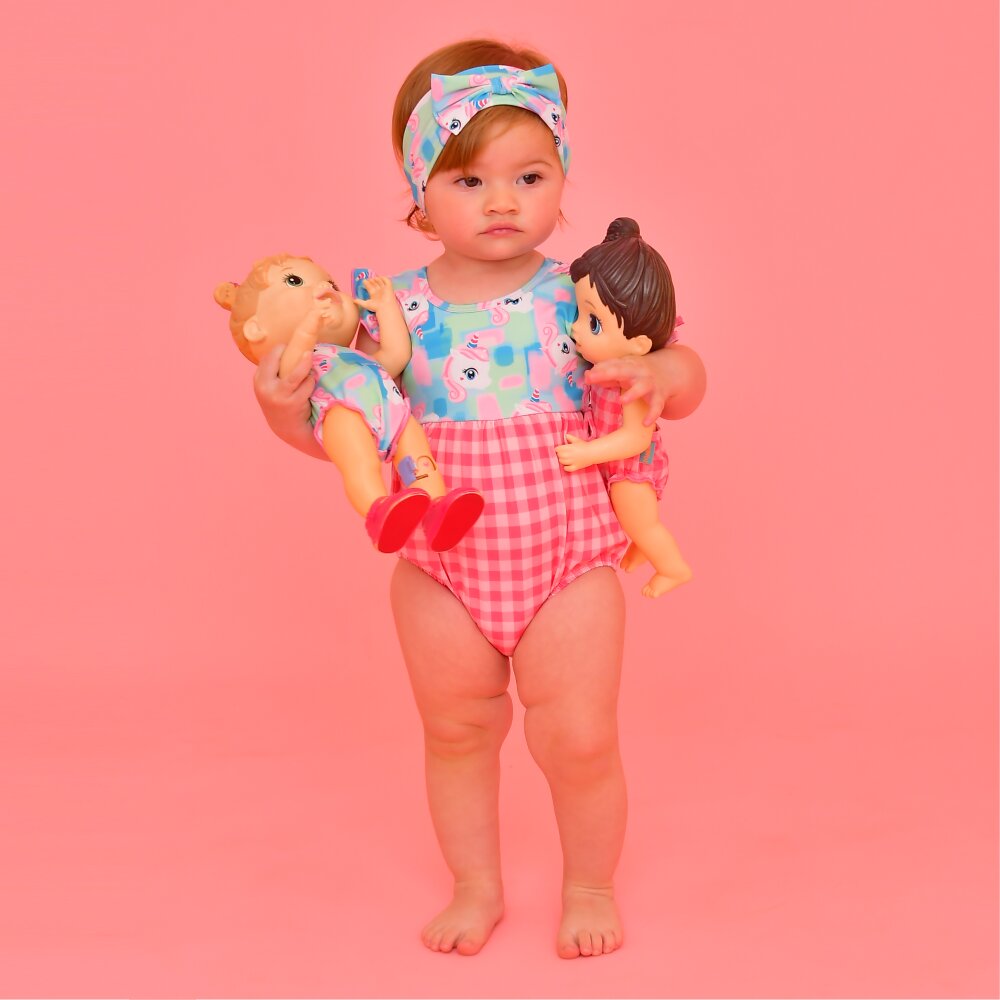Maiô Magah Infantil Meu Primeiro Maiô Unicórnio