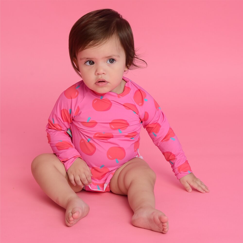Conjunto Magah Infantil Andressa Maçã Rosa