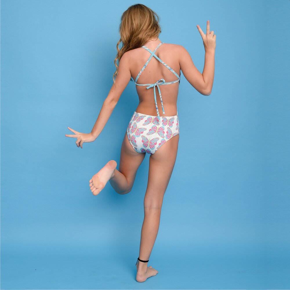 Maiô Mari Borboleta- Dupla Face - Imagem 4