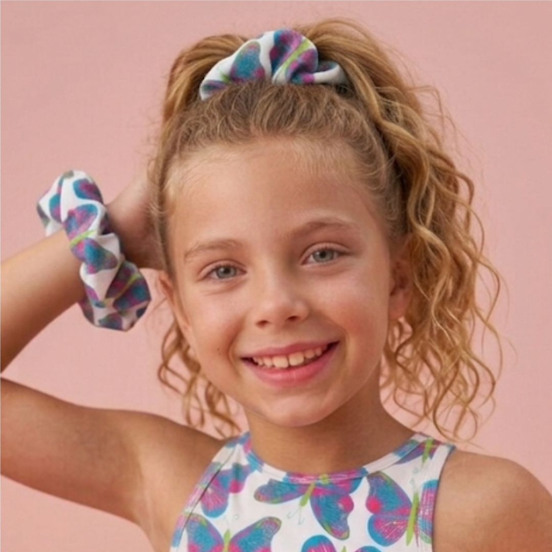 Acessório Scrunchie Borboleta B
