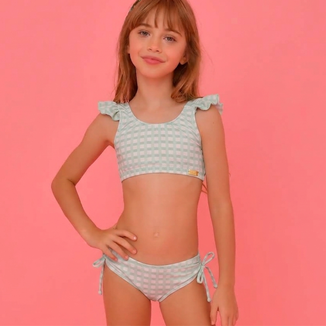 Biquíni Alícia Xadrez